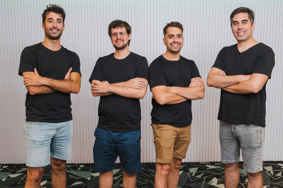 The AdGoat Team - Four team members standing together